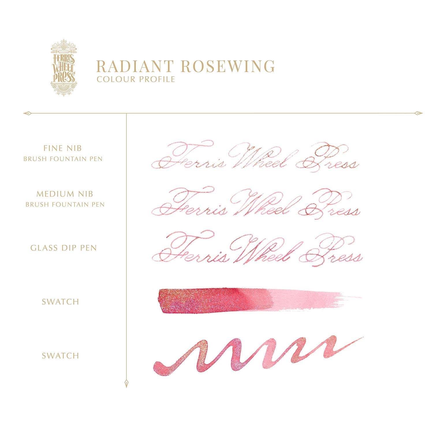 Ferris Wheel Press 20 ml Şişe Mürekkep Radiant Rosewing