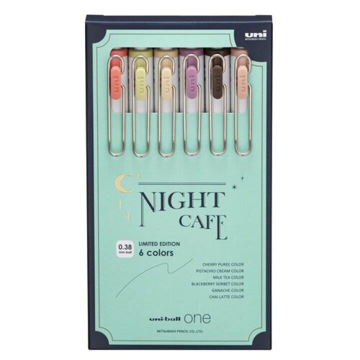 Uni Ball Limited Edition One Gel Ink 0.38 mm Jel Kalem Seti Night Cafe