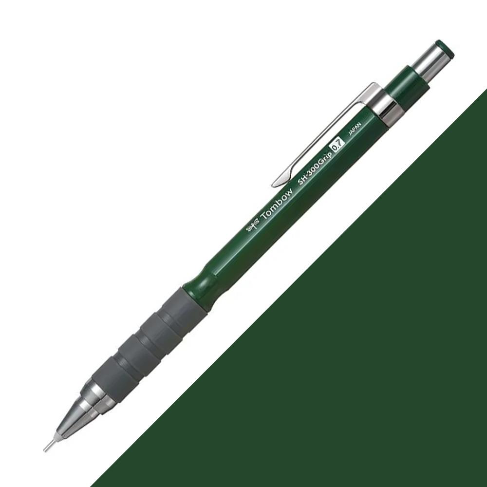 Tombow SH-300 Grip Klasik Mekanik Kurşun Kalem 0.7mm Koyu Yeşil