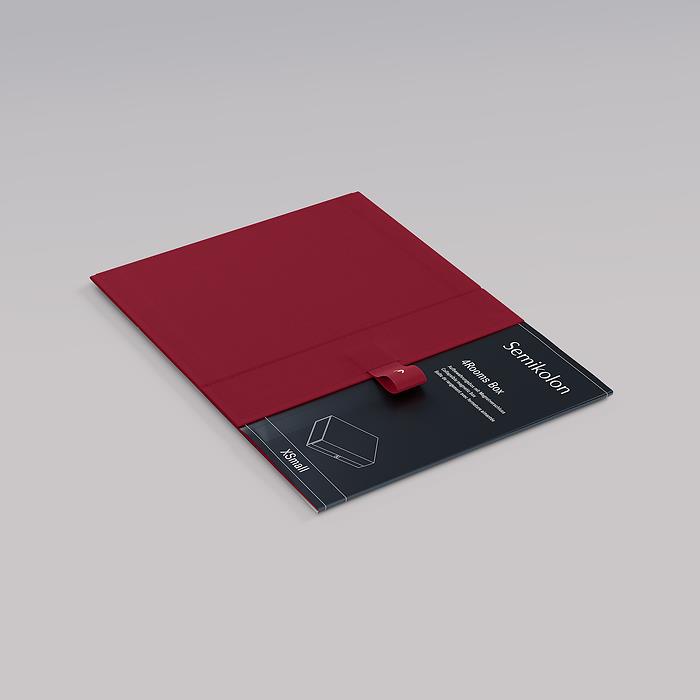 Semikolon 4Rooms Box, XSmall, Burgundy