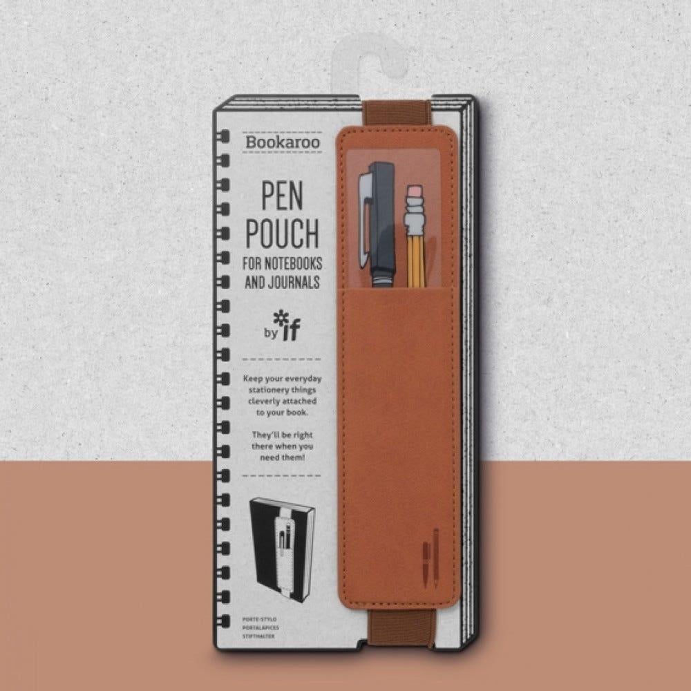 İf Bookaroo Pen Pouch Defter Üstü Kalemlik Brown Kahverengi 