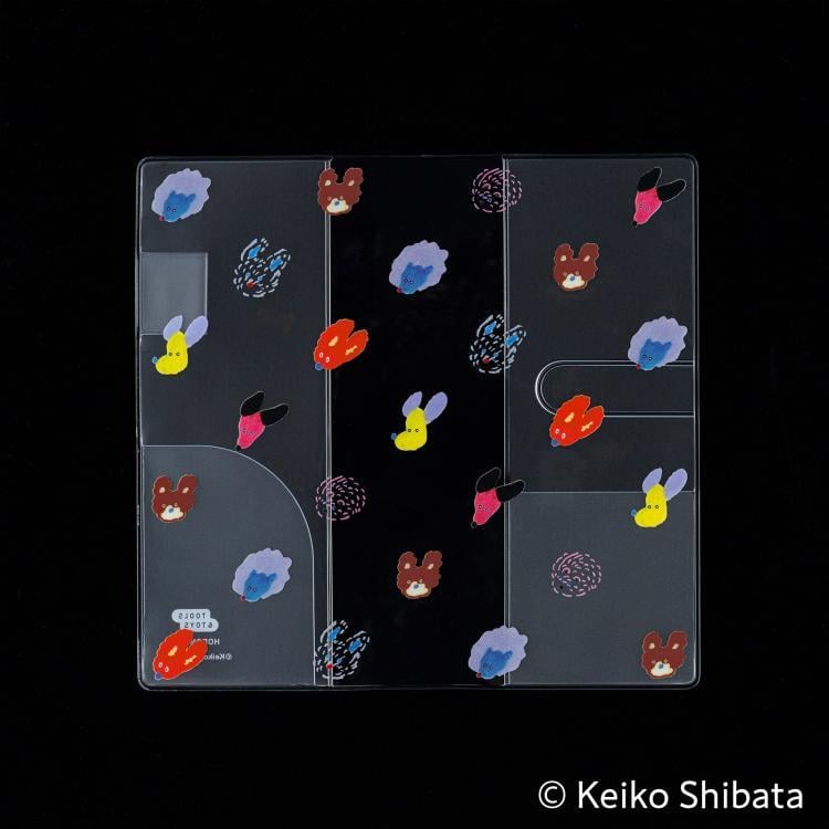 Hobonichi Weeks Clear Cover - Keiko Shibata: Dog Ears Fluttering in the Wind  Defter Kılıfı