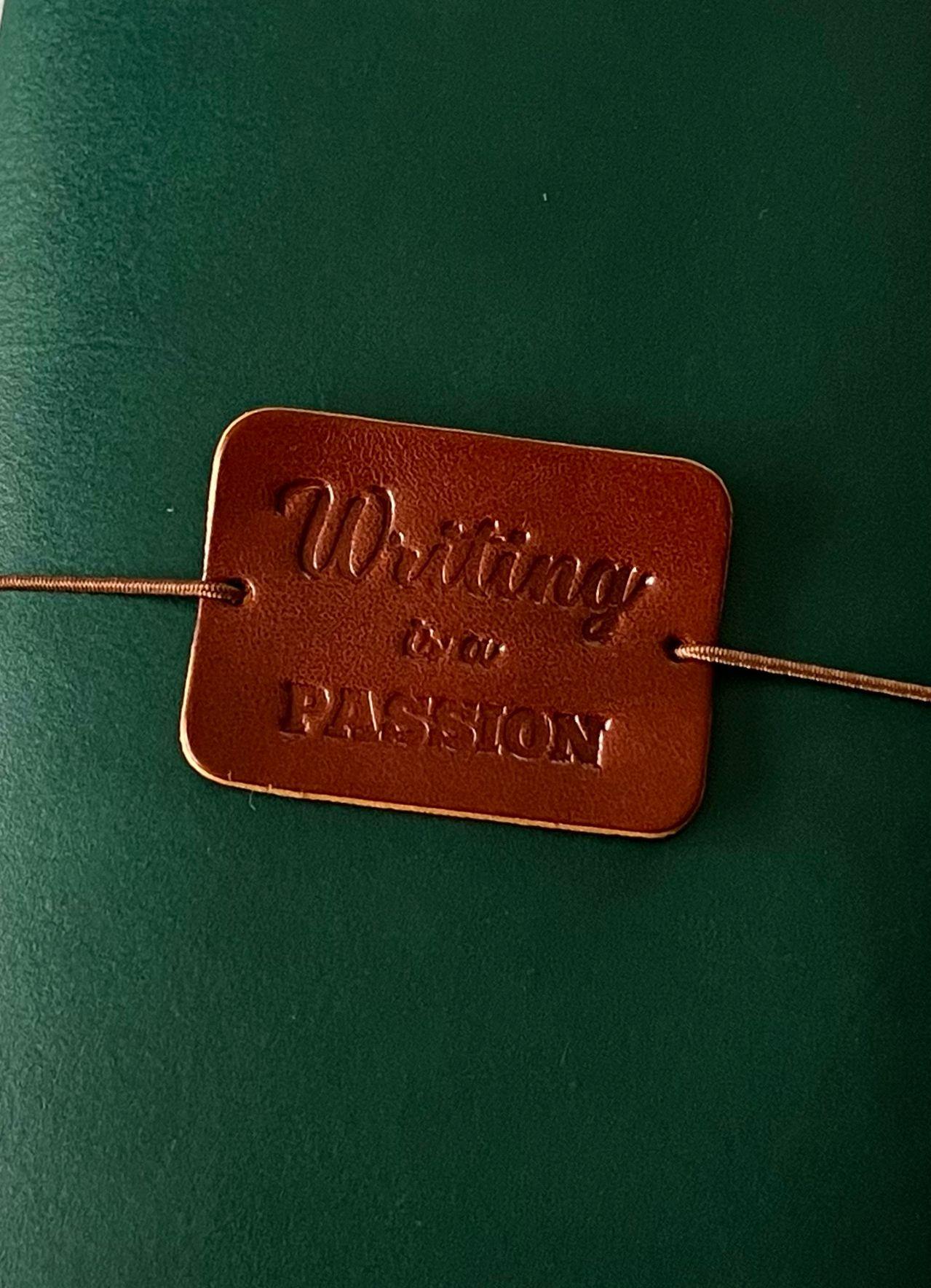 Aegean  Leather Deri Defter Lastiği Konyak