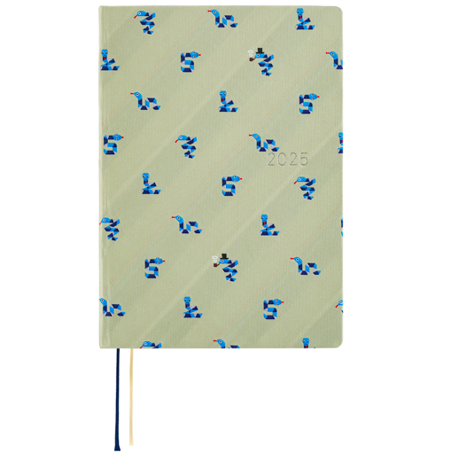 Hobonichi Hon A5 2025 Japanese Version Bow & Tie: Snake Toy Ajanda/Planner