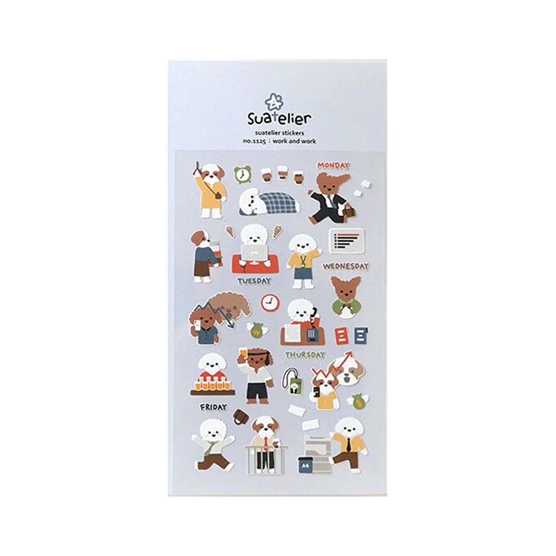 Suatelier Deco Sticker Work and Work