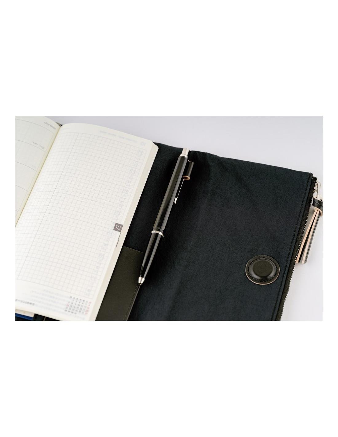 Hobonichi Techo Weeks Cover - Tragen Black Defter Kılıfı
