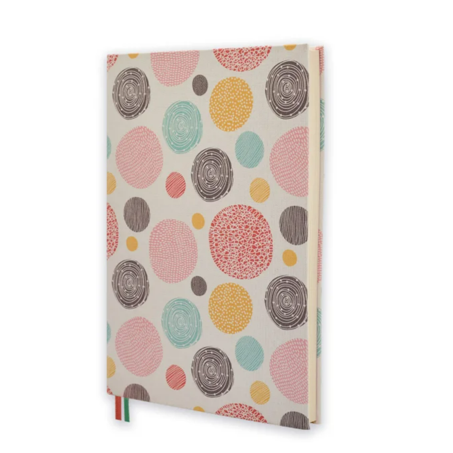 Episode Dotty Scrathcy Circles A5 Flex Linen Defter