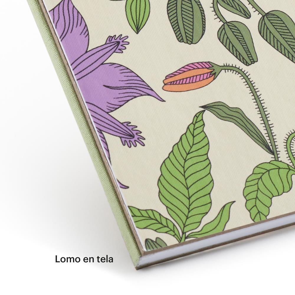 Miquelrius A5 Yumuşak Kapak Çizgili Vintage Lily Defter