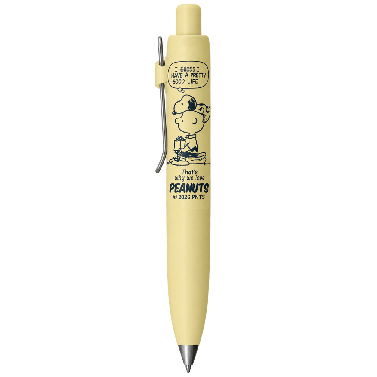 Uni-ball One P Peanuts Collection 0.38 mm Jel Kalem Banana