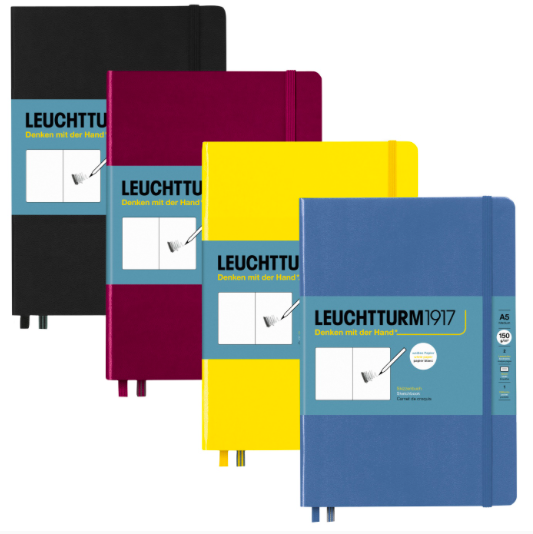 Leuchtturm1917 Medium (A5) 112 pages Sketchbook Eskiz Defteri - Stone Blue 366156