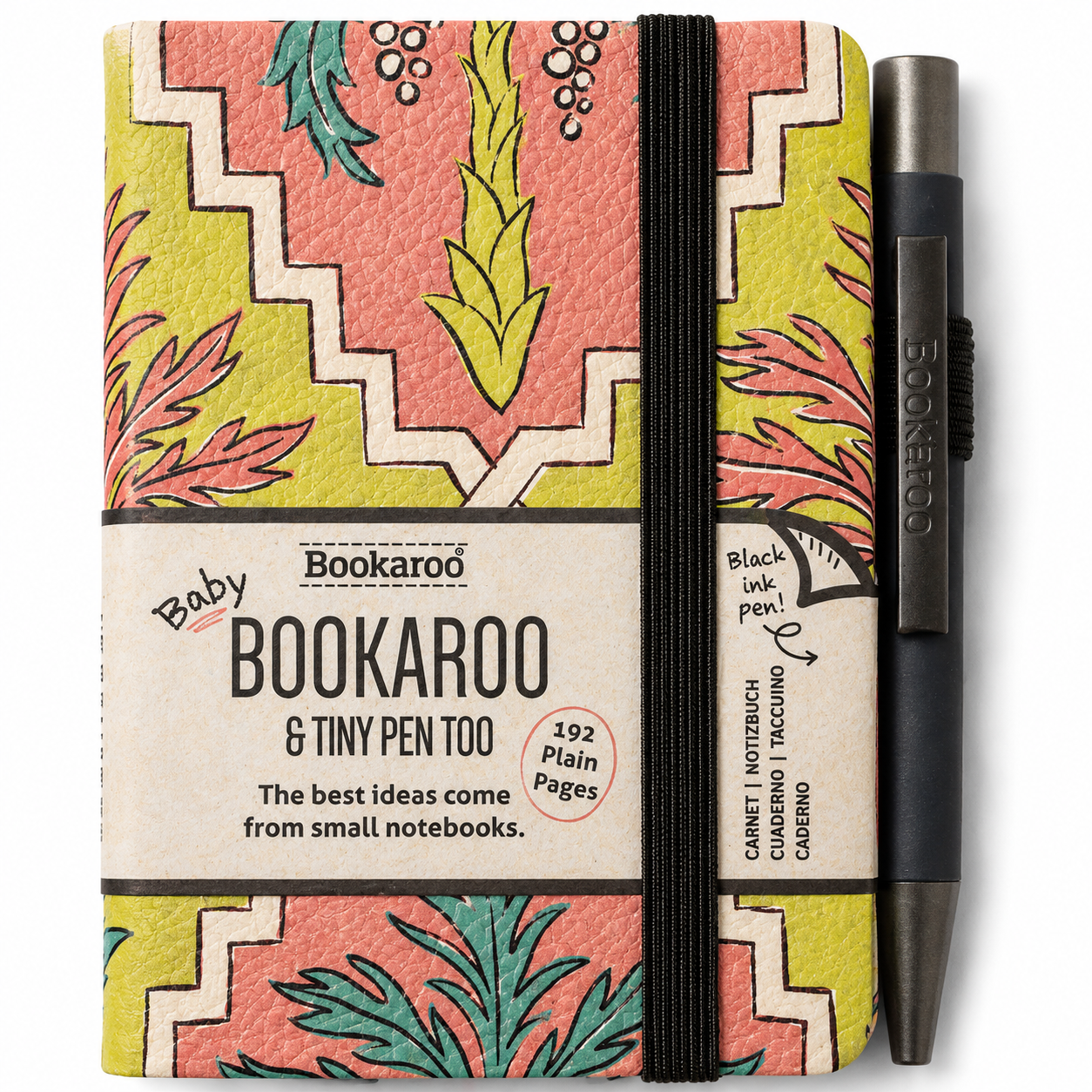 IF Bookaroo A7 Pastel Koyu Gri Defter+Kalem Palmiye 38207