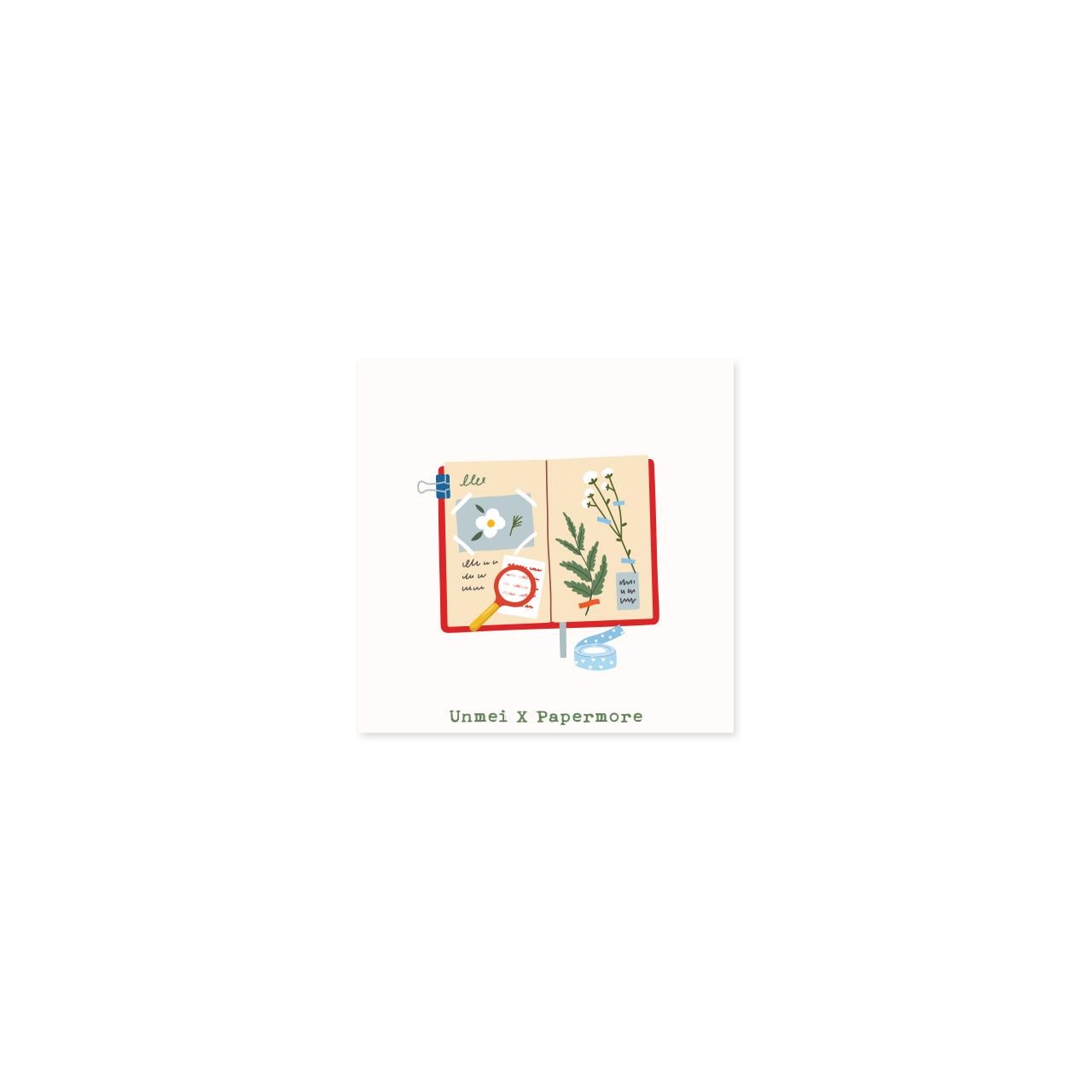 Unmei Projects Books & Stamp Sticker