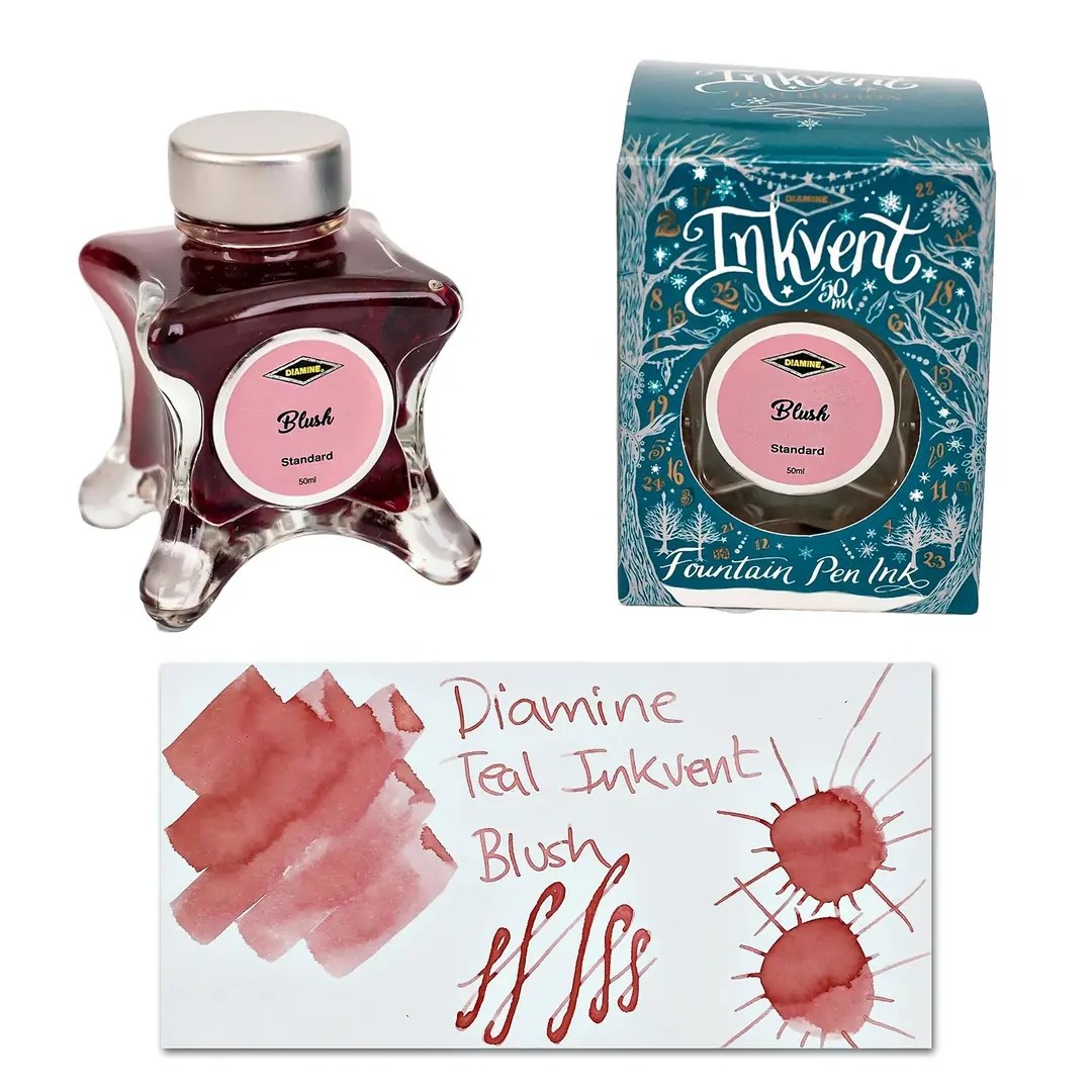 Diamine Inkvent Teal Calender Blush Standard Mürekkep