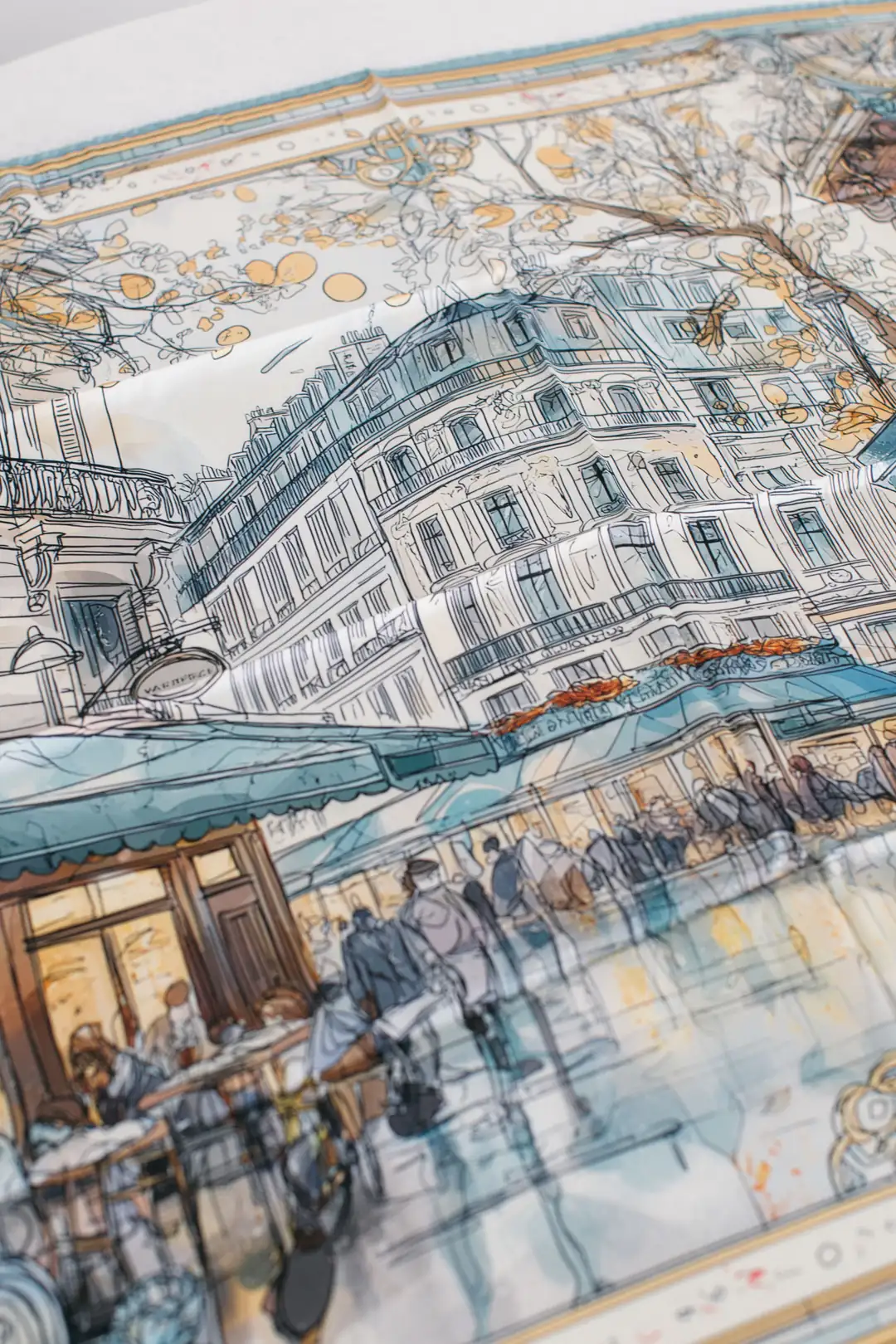 Café Saint-Germain İpek Fular