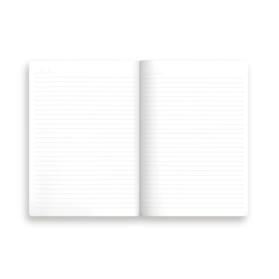 Ohh Deer Kaleido Tasarımı 8X10 64 Sayfa İnce Kapak Çizgili Defter Design No.17 Scalloped Marble 11755