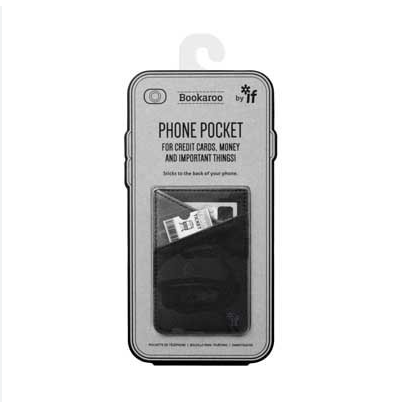 IF Bookaroo Phone Pocket Telefon Kartlığı - Black