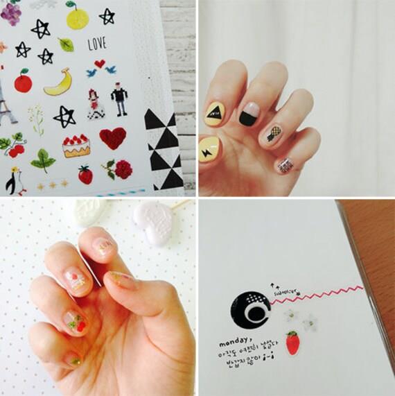 Suatelier Deco Sticker Nail Deco Tırnak Deco Mache
