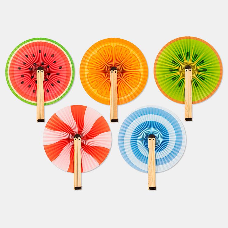 Kikkerland Fruit & Sweet Kağıt Yelpaze