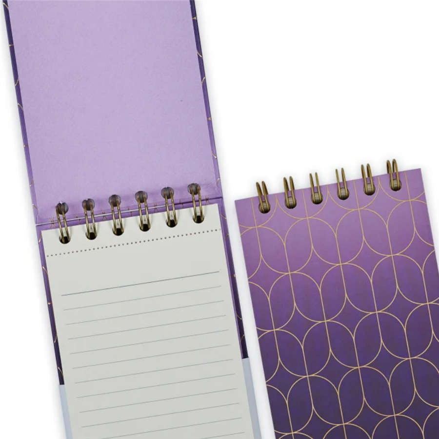 Episode Ombre Purple Ombre Dikey Spiralli Defter