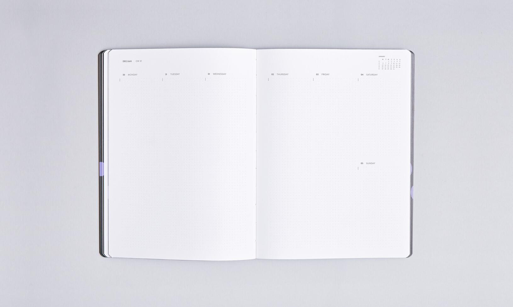 Nuuna Weekly Diary M 2024 Green Light Planner 