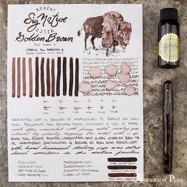 Robert Oster Golden Brown Mürekkep