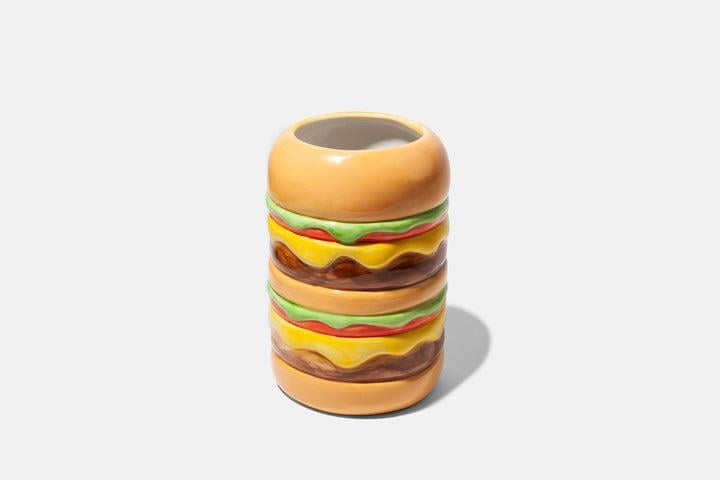DOIY Seramik Özel Tasarım Fast Food Burger Vazo
