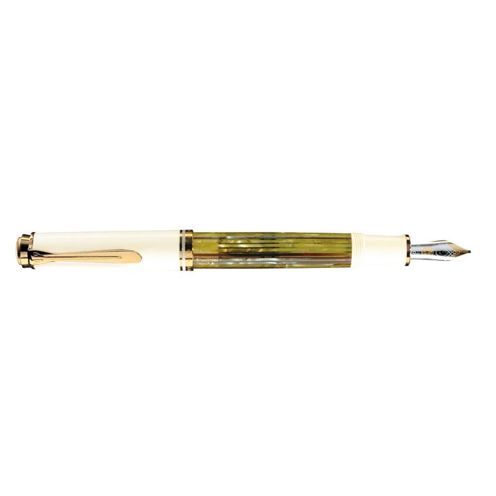 Pelikan M400 Dolma Kalem M Uç Tortoise Shell Beyaz M400