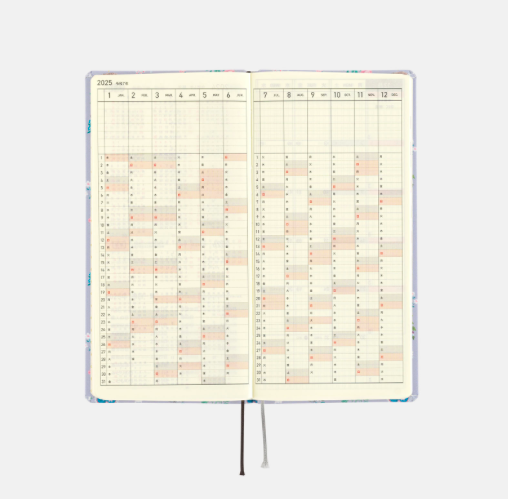 Hobonichi Techo Weeks 2025 Yumi Kitagishi: Beautiful Wallpaper