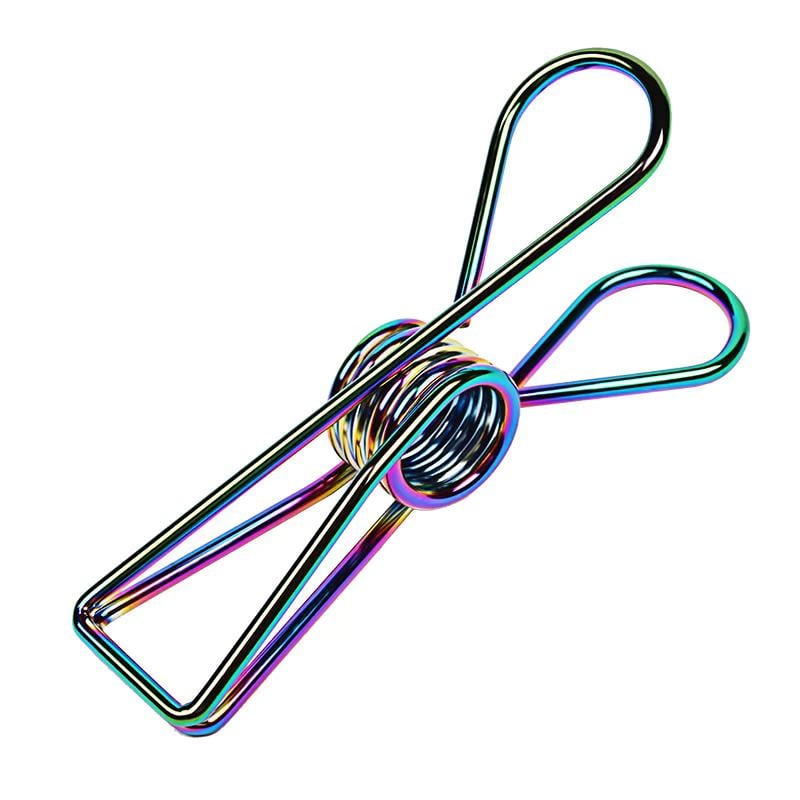 Kayigo Tiny Paslanmaz Çelik Mini Mandal 12'li Hologram
