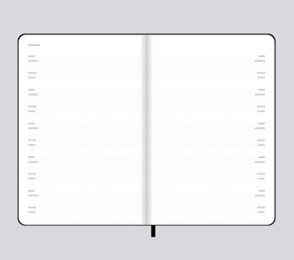 Nuuna Graphic M  2023 Twentythree Haftalık Ajanda Defter