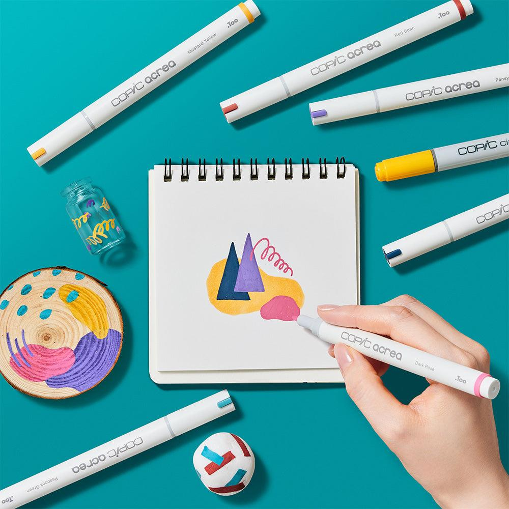 Copic Acrea Paint Marker Her Yüzeye Yazan Çizim Kalemi Rich Black 15GD