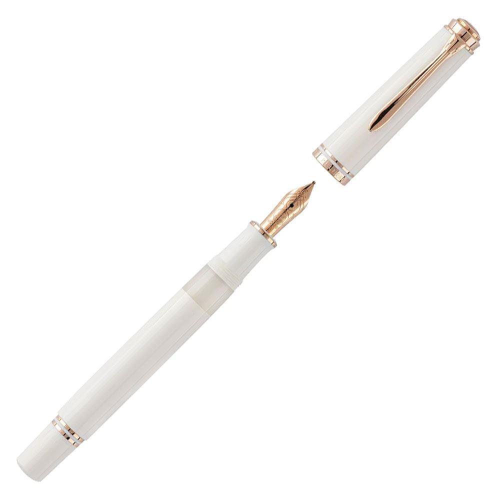 Pelikan Souveran M600 Special Edition Dolma Kalem B Uç White Rose Gold