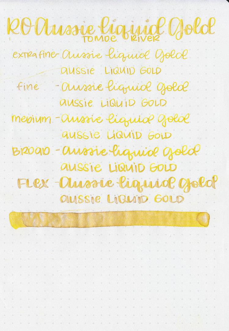 Robert Oster Shake N Shimmy Aussie Liquid Gold Mürekkep