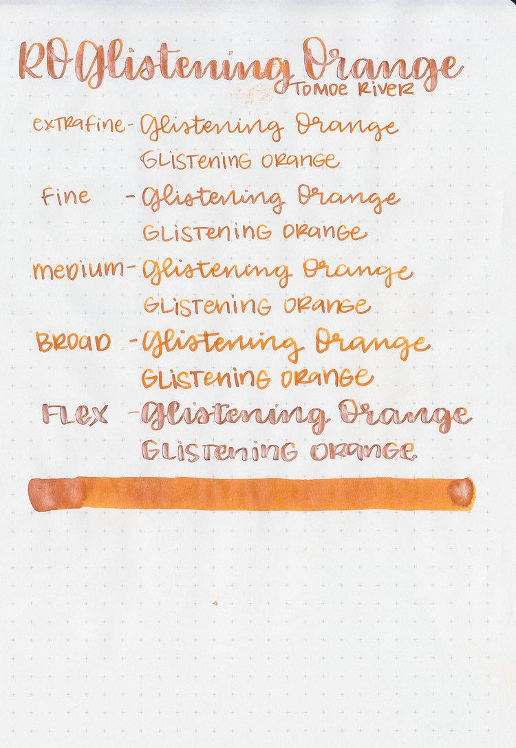 Robert Oster Shake N Shimmy Glistening Orange Rumble Mürekkep