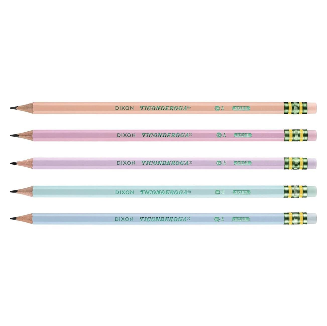 Dixon Ticonderoga The World's Best Pencil Pastel New 10'lu Kurşun Kalem