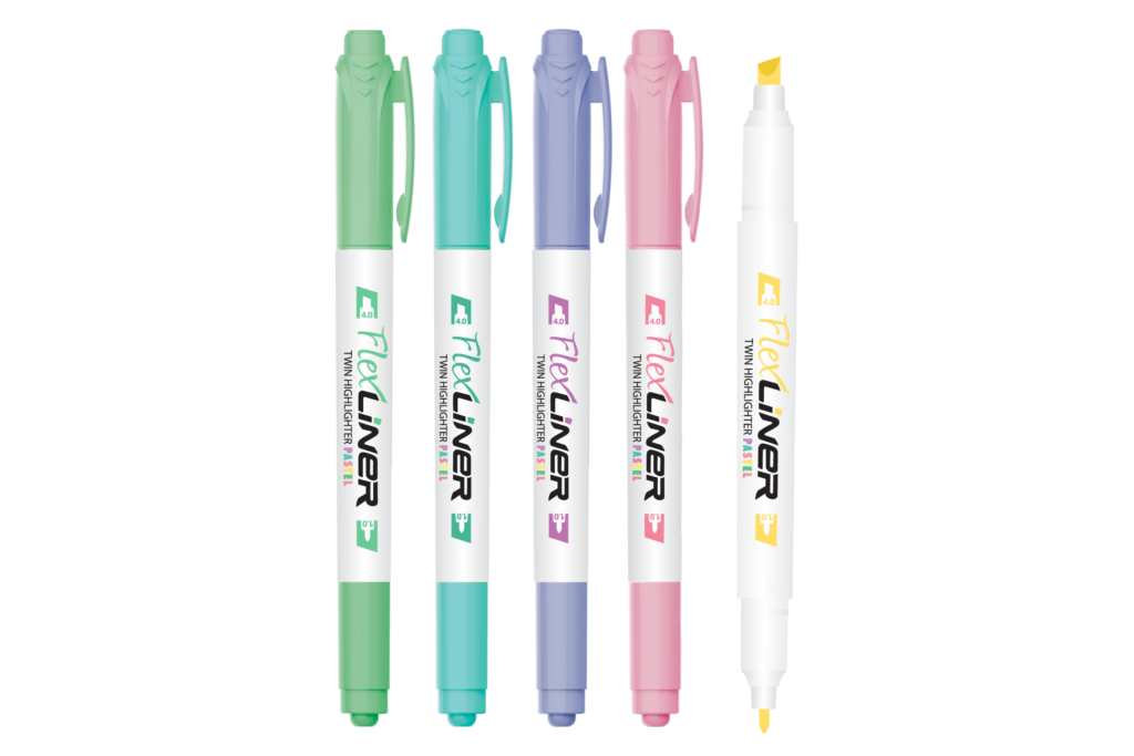 Flex Office Flex Liner FO-HL016 Çift Taraflı Fosforlu Kalem Pastel Magenta