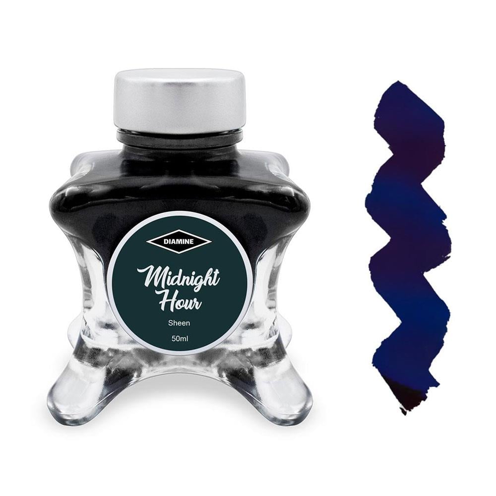 Diamine Inkvent Collection Sheen Mürekkep 50ml Midnight Hour