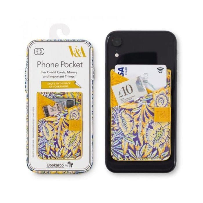  IF V&A Bookaroo Phone Pocket Telefon Kartlığı Morris Tulip & Willow