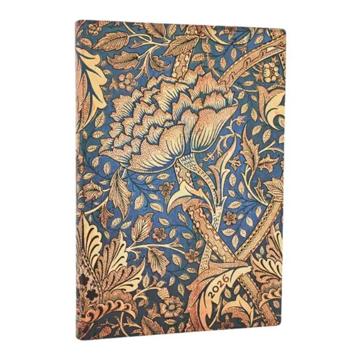Paperblanks 2026 English Diary  12 Aylık Esnek Kapak Morris Windrush Midi Hor Ajanda