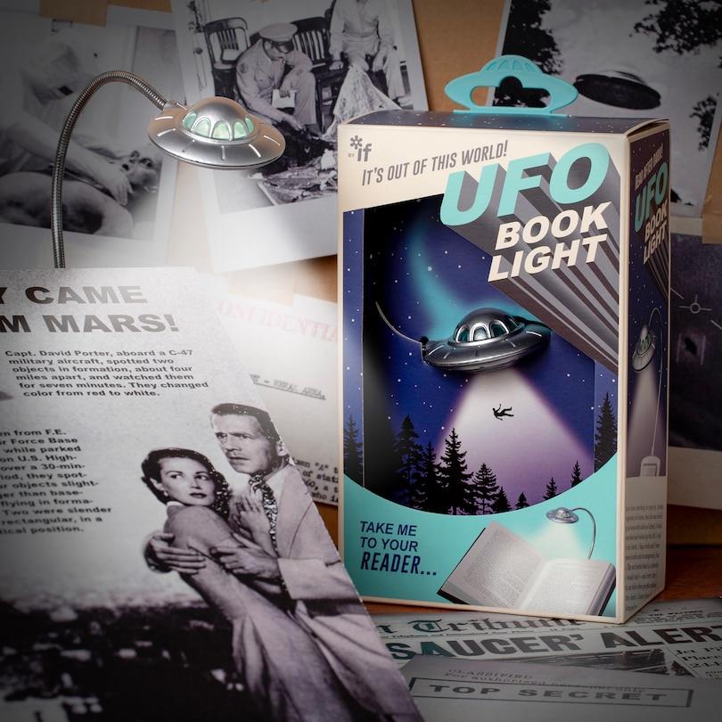 İf  Işıklı & Özel Kutusunda  Kitap Ayracı UFO