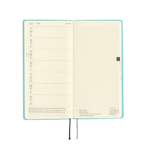 Hobonichi Techo Weeks 2025 Smooth: Vanilla Soda