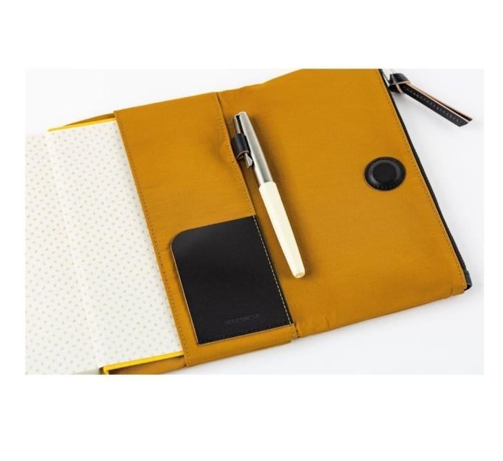 Hobonichi Techo Weeks Cover - Tragen Mustard Defter Kılıfı