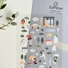Suatelier Deco Sticker Rainy Day