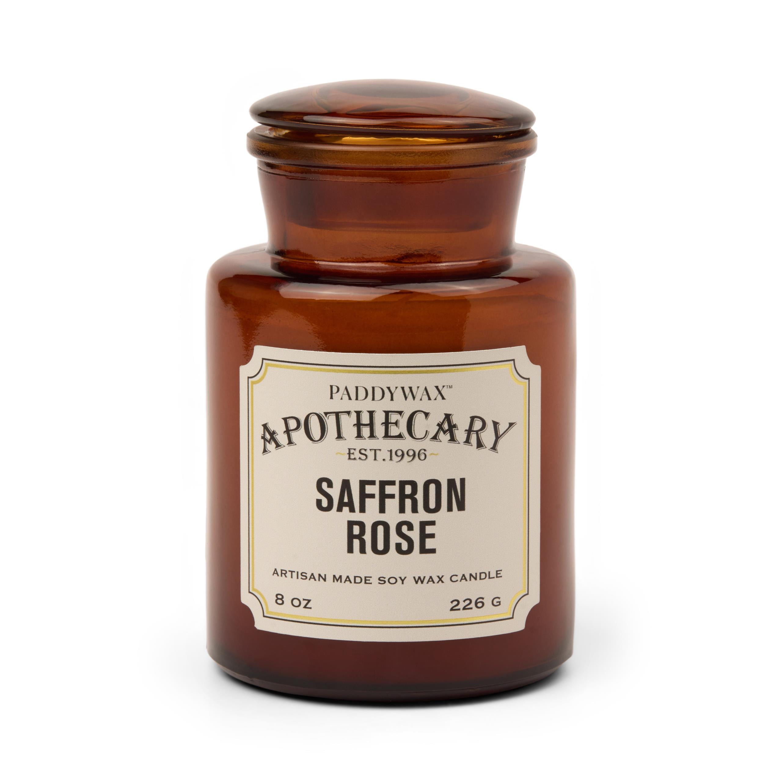 Paddywax Apothecary Glass Jar Candle - Saffron Rose 226 gr. Mum