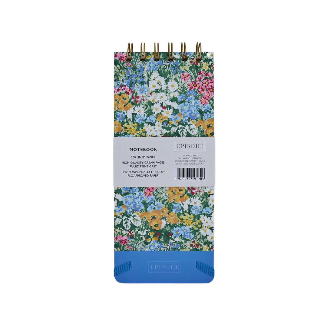 Episode Classic Florals Gertrude'S Garden Dikey Spiralli Defter
