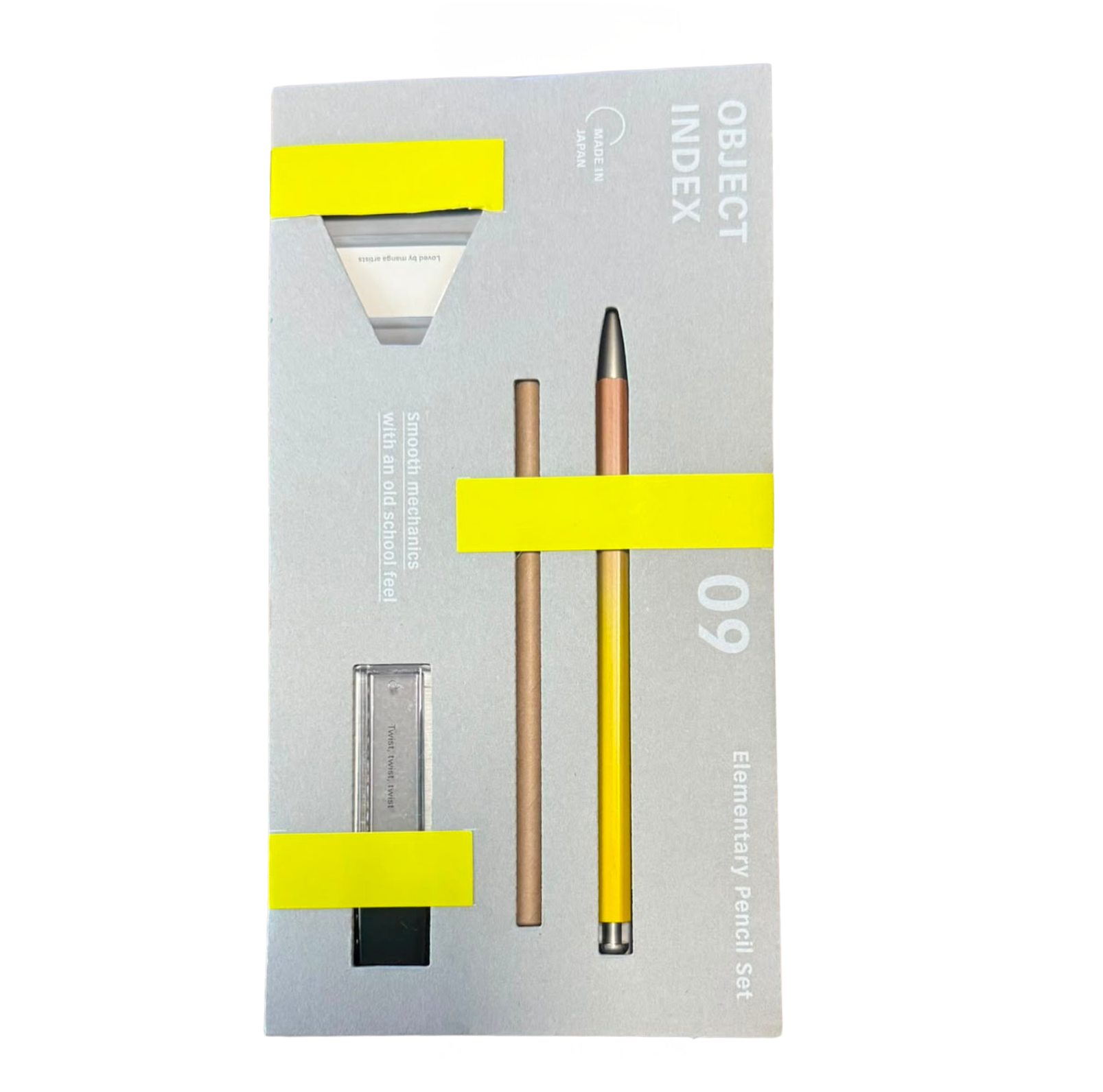 Kakimori Object Index Elementary Pencil 2.0mm Set Yellow