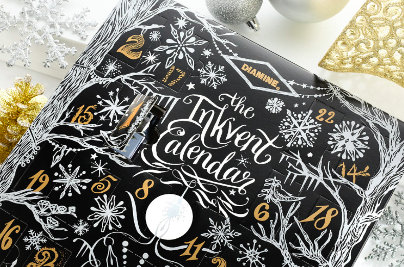 Diamine Inkvent Calendar 2024 Black Edition Mürekkep Seti