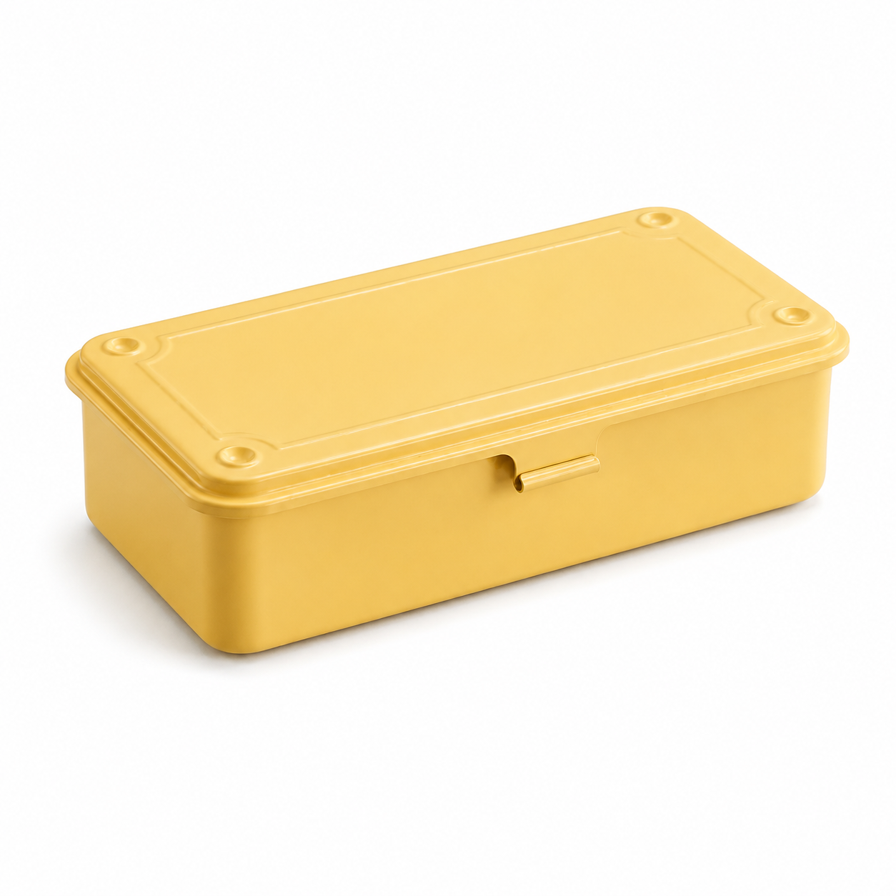 Toyo Steel T-190 Tool Storage Box Italian Yellow Metal Saklama Kutusu