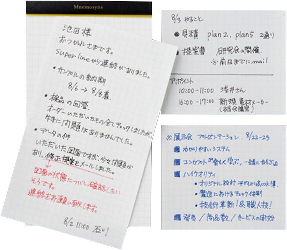 Maruman Mnemosyne N177A Special Dolma Kalem Uyumlu Japon Kareli Defter Long 177A