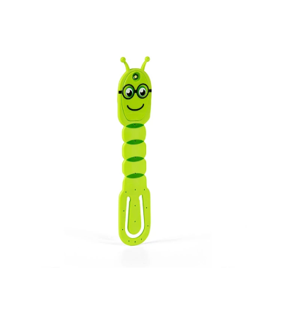 Flexilight Pals Bookwarm Green -  Arkadaşlar Esnek Okuma Lambası Kitapkurdu Yeşil